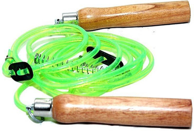 

Ovolo Skipping Rope Ball Bearing Skipping Rope(Green, Length: 274 cm)