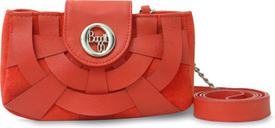 

Baggit Women Casual Orange PU Sling Bag