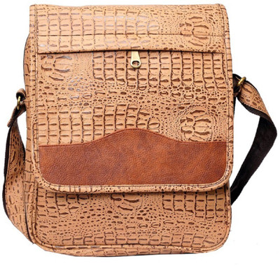 

Anshika International Women Formal Brown PU Sling Bag