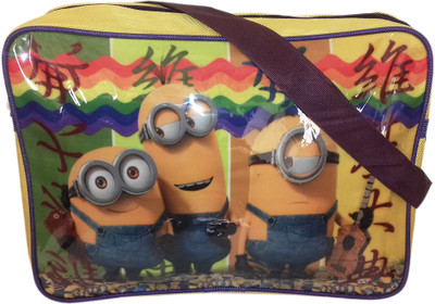 

KIDOZ KINGDOM Boys & Girls Casual Yellow Polyester Sling Bag