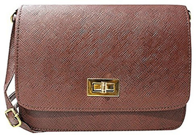 DIE ZELLE Women Casual Purple PU Sling Bag
