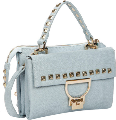 

Bagkok Women Formal Blue PU Sling Bag