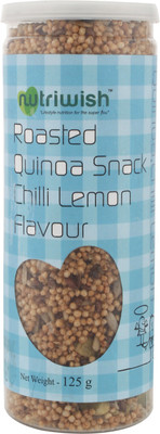 

Nutriwish Roasted Quinoa Snack, Chilli Lemon(125 g)