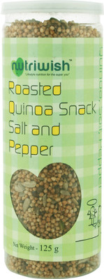 

Nutriwish Roasted Quinoa Snack, Salt and Pepper(125 g)