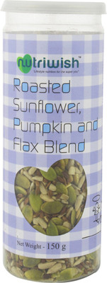 

Nutriwish Roasted Sunflower, Pumpkin and Flax Blend(150 g)
