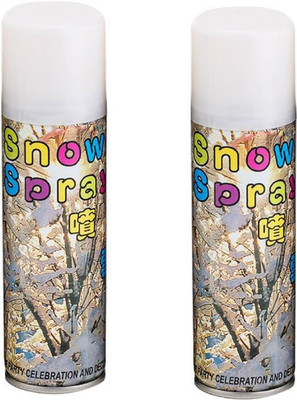 

HD stylies snow spray Bubble Snow Spray(200 ml, Pack of 2)