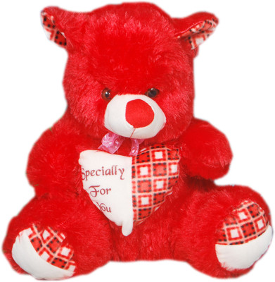 

ZIRAAT 1.5 FEET(18 INCH) RED COLOUR SOFT AND WASHABLE SMALL SIZE TEDDY FOR GIFT,GIRLS,BOYS - 18 inch(Red)