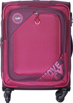

Skybags Zumba Spinner Soft Trolley 58 cm (Purple) Expandable Cabin Luggage -  inch(Purple