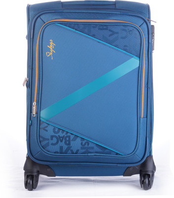 

Skybags Spotlight 50 cm Trolley Bag (Navy Blue) Expandable Cabin Luggage - 22 inch(Blue)