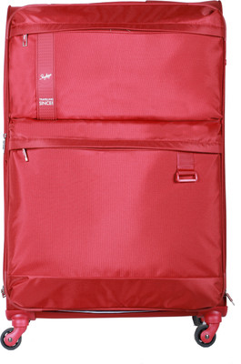 

Skybags Skysurf Spinner Soft Trolley 81 cm (Red) Check-in Luggage -  inch(Red