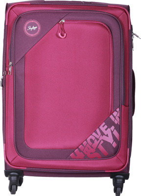 

Skybags Zumba Spinner Soft Trolley 70 cm (Purple) Expandable Cabin Luggage -  inch(Purple