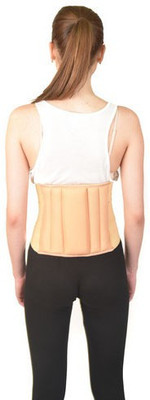 

Medtrix Lumbar Sacral (L.S.) Belt Spinal Brace Mild Lower Back Pain Fracture Injuries Abdominal Back Support Beige (32 cm to 36 cm) Back & Abdomen Support(Beige