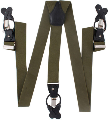 

Orolyf Y- Back Suspenders for Men(Green)