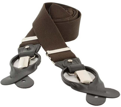 

Orolyf Y- Back Suspenders for Men(Brown)