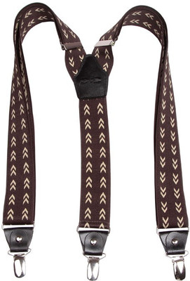 

Orolyf Y- Back Suspenders for Men(Brown)