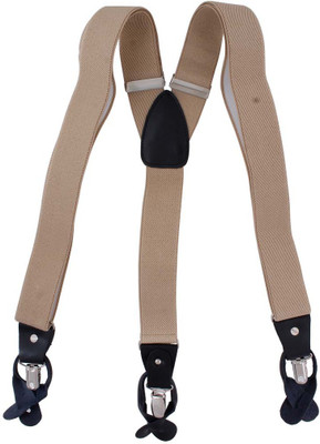 

Orolyf Y- Back Suspenders for Men(Beige)