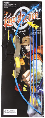 

HALO NATION Archery Bow and Arrow Set with Quiver, Sight, Finger Set, Laser Targeting, Strong String - 28 inches for BAHUBALI Kids & Adults too - International Standard Archery Toy(Yellow, Silver)