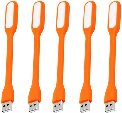 

Prro Flexible USB Led Light pack of 5 JHPB ZX-32 Led Light(Orange)