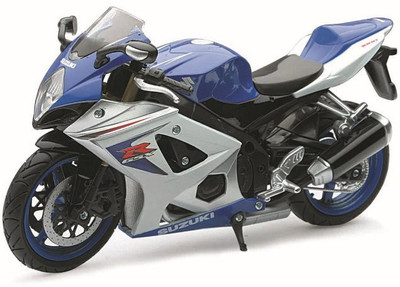 

New-Ray Suzuki GSXR1000 - Model Kit(Silver, Blue), Blue;silver