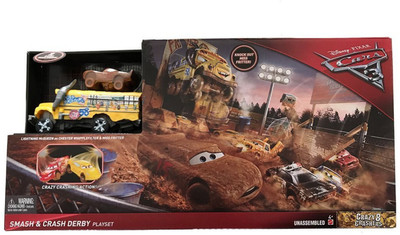 

Cars Crazy Crashers Smash and Crash Derby Playset(Multicolor)