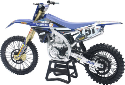 

New-Ray 1:12 JGRMX YAMAHA YZ450F 2015, JUSTIN BARCIA(Multicolor)