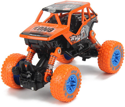 

Jack Royal Bigfoot 4*4 Die cast Pullback Car - KONG - The Wild Orange.(Orange)