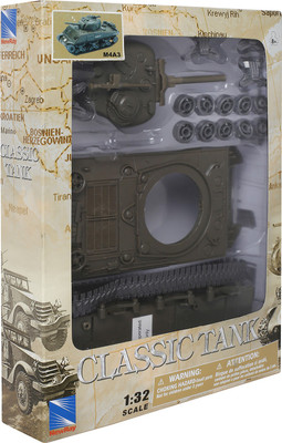 

New-Ray Scale Model Military Tank Assembly Kit Ne M4a3(Multicolor)