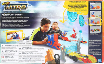 

Nerf NITRO FLASHFURY CHAOS Foam s & Tracks Set(Multicolor)