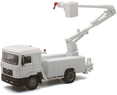 

New-Ray 1:43 Scale Diecast MAN F2000 Transporter Line Maintenance Vehicle(White)