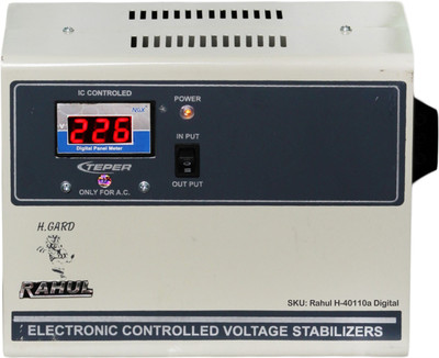 

Rahul H-40110a Automatic Digital Voltage Stabilizer(Gray)