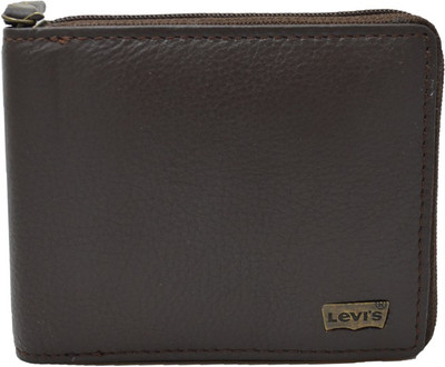 

Levi's Men Casual Brown Genuine Leather Wallet(8 Card Slots)