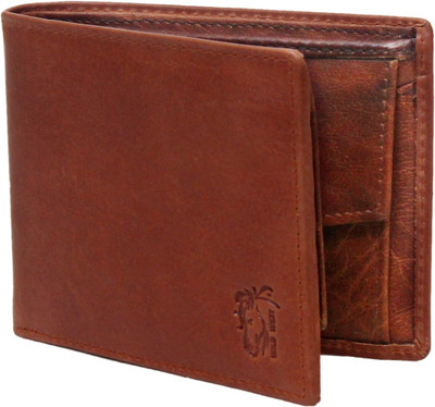 

Wild West Men Brown Genuine Leather Wallet(6 Card Slots)