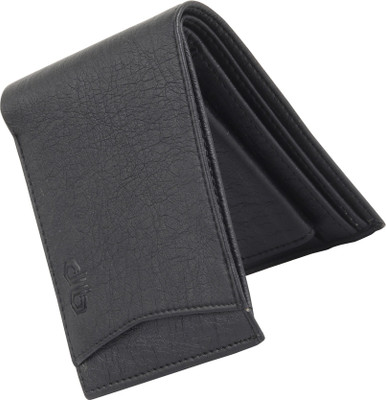 

Designer Bugs Men Black Artificial Leather Wallet(7 Card Slots)