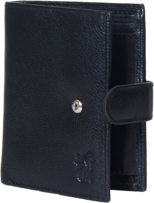 

Wild West Men Black Genuine Leather Wallet(6 Card Slots)
