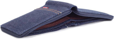 

Levi's Men Casual Blue Genuine Leather Wallet(4 Card Slots)