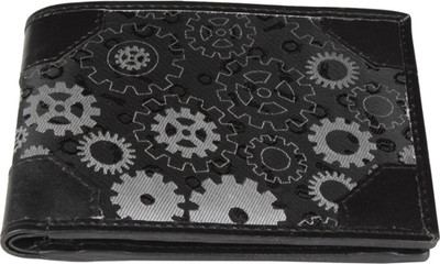 

OROLYF Men Black Genuine Leather Wallet(4 Card Slots)