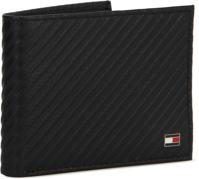 

Tommy Hilfiger Men Formal Black Genuine Leather Wallet(4 Card Slots)