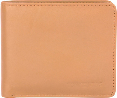 

Tony Hills Men Tan Genuine Leather Wallet(6 Card Slots)