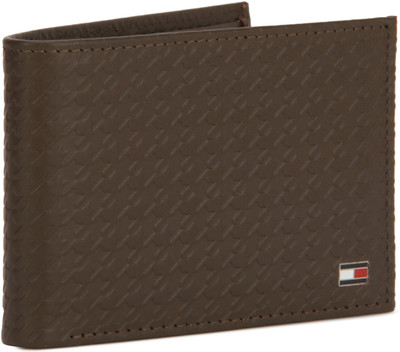 

Tommy Hilfiger Men Casual, Formal Brown Genuine Leather Wallet(11 Card Slots)