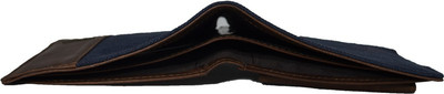 

Levi's Men Blue Genuine Leather Wallet(4 Card Slots)