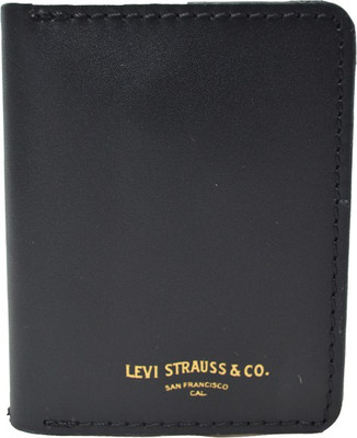 

Levi's Men Formal Black Genuine Leather Wallet(8 Card Slots)