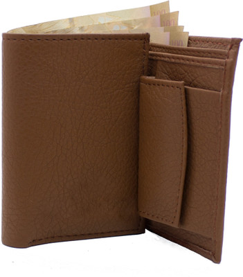 

NIetz Girls Tan Genuine Leather Wallet(4 Card Slots)