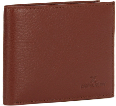

Daniel Klein Men Tan Genuine Leather Wallet(8 Card Slots), Camel