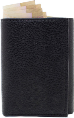 

NIetz Men Black Genuine Leather Wallet(4 Card Slots)