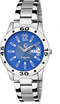 

Lugano LG 2055 Women'S AMOROSA Blue Day Date Dial Watch - For Women