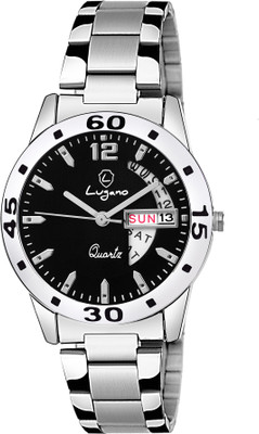 

Lugano 2056 Women'S AMOROSA Black Day Date Dial Watch - For Women