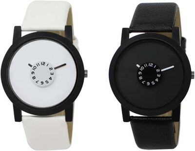 

Musket New Stylish Fashionable Set Of Two Leather Watch - For Boys