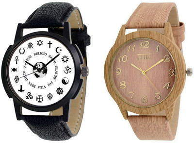 

AR Sales Combo Of 2 Analog Watch-WD006-AR105 For Mens And Boys Watch - For Men