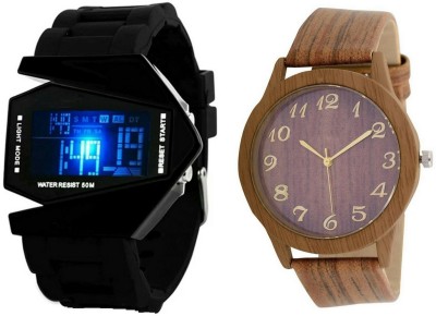 

Orayan Combo Of 2 Analog And Digital Led Watch For Mens And Womens-Roc M-WD005 Watch - For Men & Women