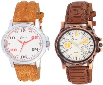 

Ismart Leather 2 number and 13 number combo watches for men Watch - For Boys